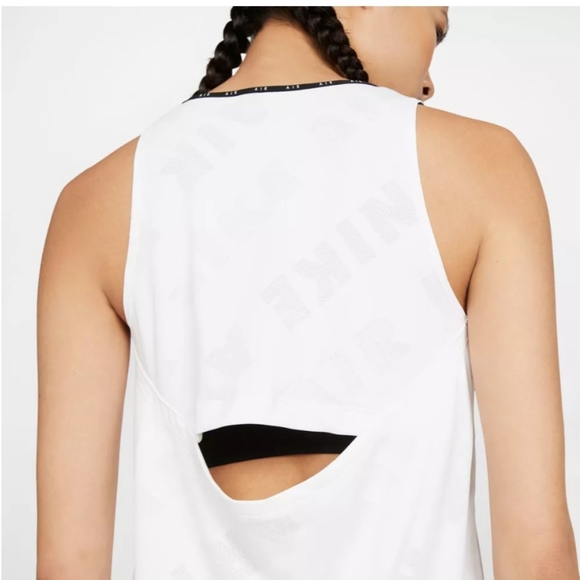Nike Women's Air Running White Tank Top Size Large - Picture 9 of 13